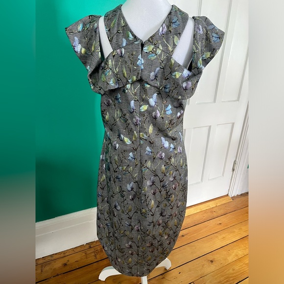 Rachel Roy - unique houndstooth/bird pattern - Picture 4 of 4